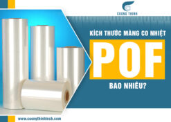 Kích thước màng co nhiệt pof thông dụng nhất