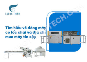 máy co màng lốc chai
