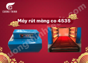 Máy rút màng co 4535 thiết bị được sử dụng rộng rãi trong thực phẩm, thủy sản