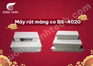 Máy rút màng co BS-4020 có hệ thống điều khiển tự động để co màng POF, PVC, PFC, PV