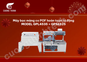 Máy bọc màng co POF hoàn toàn tự động MODEL GPL4535 + GPS4525