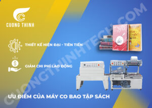 ưu điểm của máy co bao tập sách