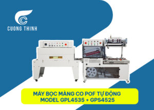 Máy bọc màng co POF hoàn toàn tự động MODEL GPL4535 + GPS4525