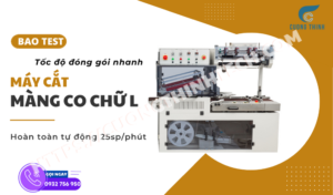 Máy cắt với dao cắt chữ L