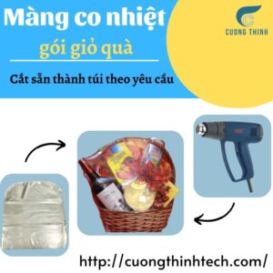 Màng co nhiệt gói quà cắn sẵn tại Cường Thịnh