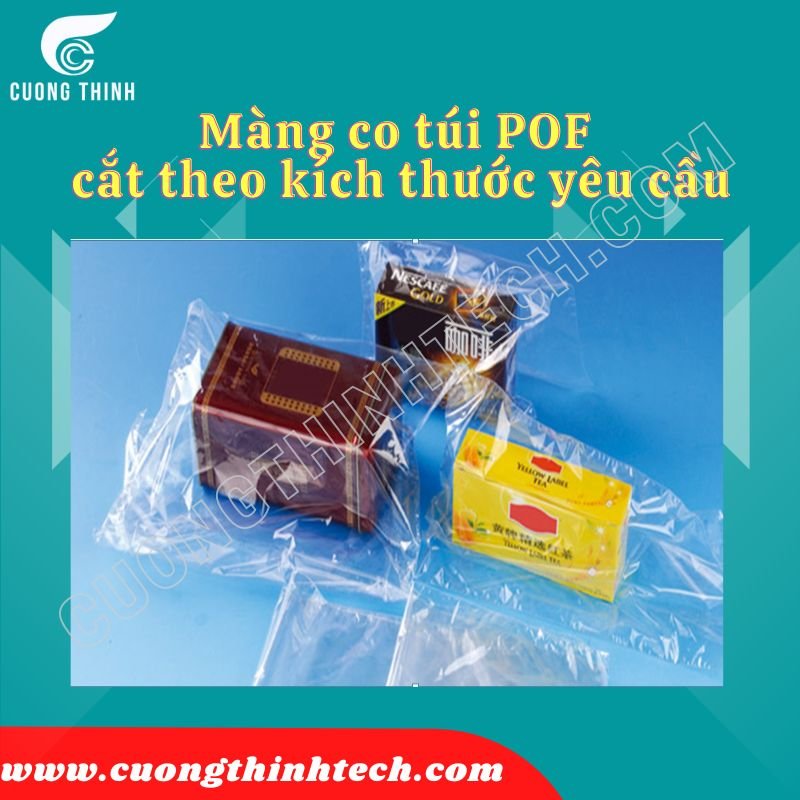 Túi pof màng co cắt sẵn thân thiện, an toàn với môi trường