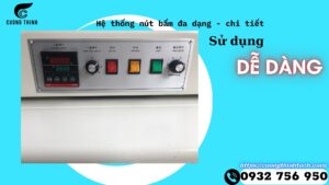 Sử dụng máy bọc màng co cực kỳ dễ dàng