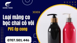 Loại màng co bọc chai có vòi