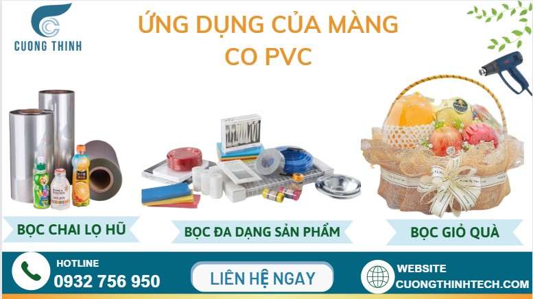 Ứng dụng của màng co PVC