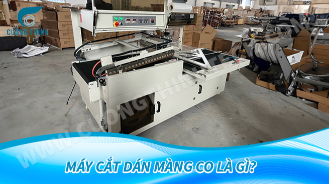 máy cắt dán màng co tự động