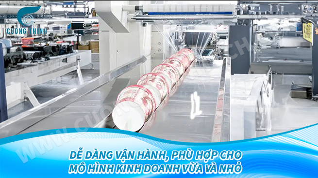 máy cắt dán màng co tự động