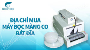 máy bọc màng co bát đĩa