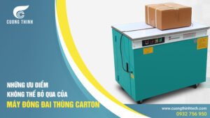 máy đóng đai thùng carton