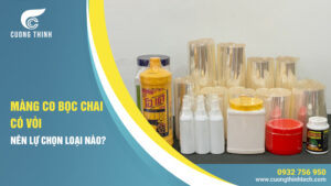 Màng co bọc chai có vòi
