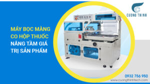 máy bọc màng co hộp thuốc