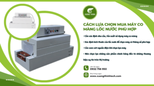 Máy co màng lốc nước