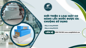 Máy co màng lốc nước
