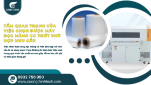 Máy bọc màng co thớt