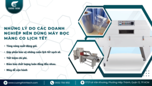 máy bọc màng co lịch tết