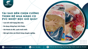 màng co bọc giỏ quà