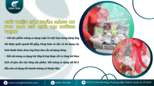 màng co bọc giỏ quà
