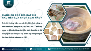 Màng Co bọc đĩa bát mo cau