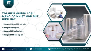 màng co nhiệt hộp bút