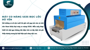 máy co màng lốc hũ yến