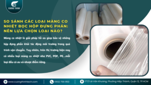 Màng co nhiệt bọc hộp đựng phấn