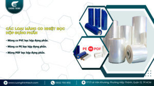 Màng co nhiệt bọc hộp đựng phấn