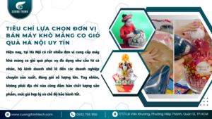 Máy khò màng co giỏ quà Hà Nội