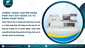 máy rút màng co tự động