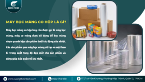 máy bọc màng co hộp
