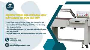 máy cắt màng co PVC