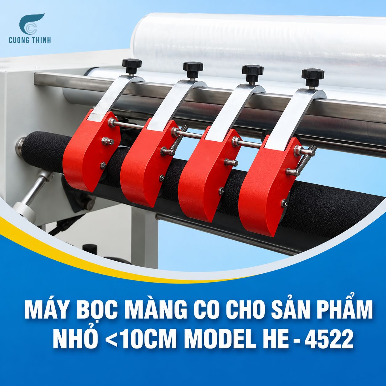 Máy Bọc Màng Co 450L - BS4020L Cho Sản Phẩm Nhỏ Máy Bọc Màng Co 450L - BS4020L Cho Sản Phẩm Nhỏ