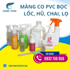 màng co pvc bọc lốc hũ chai lọ