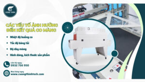 Cách hiệu chỉnh nhiệt độ máy co màng