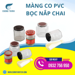 màng co pvc bọc nắp chai