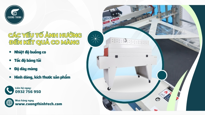 Cách hiệu chỉnh nhiệt độ máy co màng