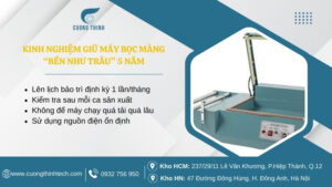 bảo trì máy bọc màng co