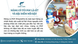 Màng co túi pof bọc hộp bánh