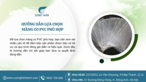 màng co pvc cắt hở 2 đầu