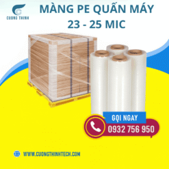Màng PE quấn máy 23 - 25mic