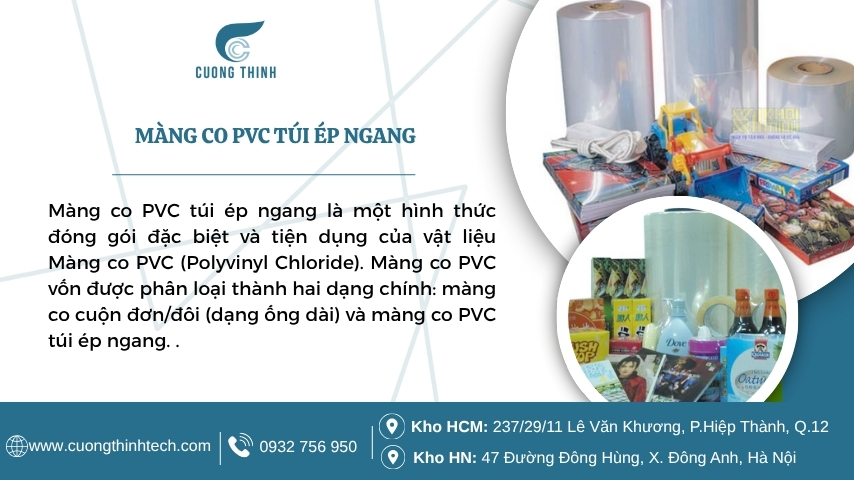 Màng co PVC túi ép ngang