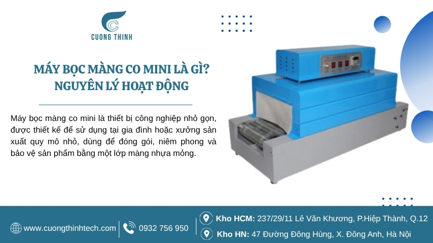 Máy bọc màng co mini giá dưới 10 triệu