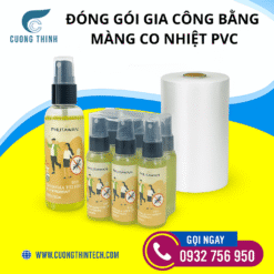 đóng gói gia công bằng màng co nhiệt pvc