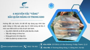 Cách bảo quản màng co đúng cách trong kho