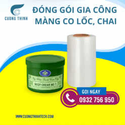 Dịch vụ gia công đóng gói màng co lốc, chai, tuýp, hộp