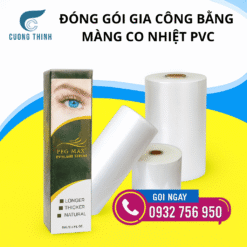 đóng gói gia công bằng màng co nhiệt pvc