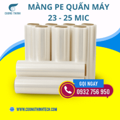 Màng PE quấn máy 23 - 25mic